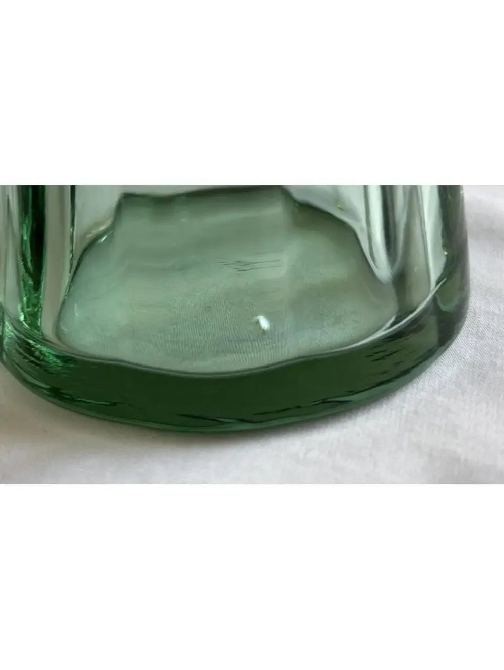 Coca Cola Green Soda Fountain Glass Vintage